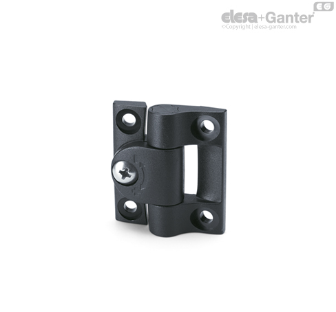 Hinges with adjustable friction | Elesa+Ganter